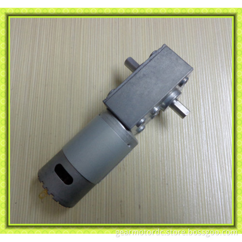Silent low rpm dual shaft electrical auto coffee machine 12v 24v worm geared dc motor high torque